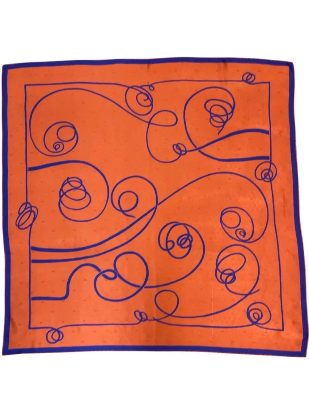 Louis Vuitton Carré 90 Chemin Fusin André Putman Silk Scarf- Signed